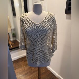 Women's Cream Knit coverup